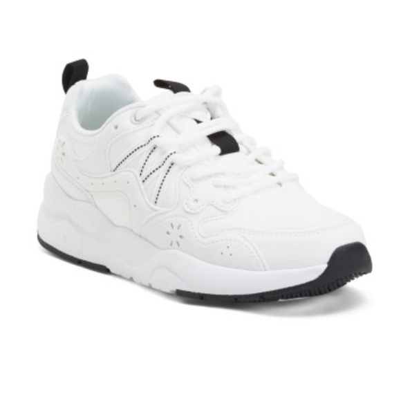 Nicole Miller White and Black Women's Sneakers - Picture 1 of 2